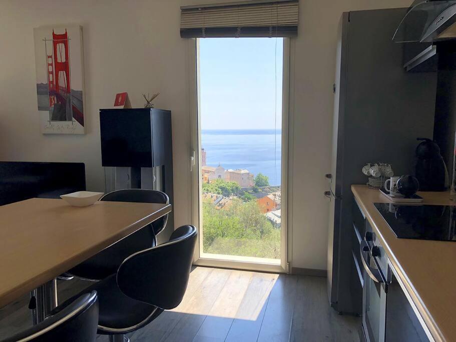 Appartement Vue Panoramique Sur La Mer Et La Citadelle De Bastia 바스티아 외부 사진
