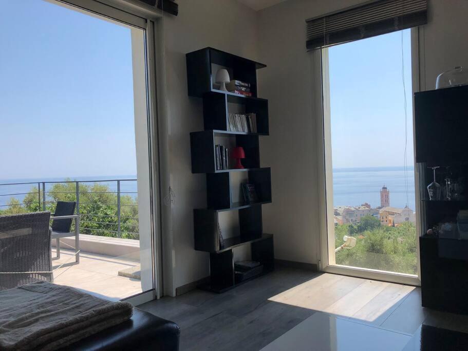 Appartement Vue Panoramique Sur La Mer Et La Citadelle De Bastia 바스티아 외부 사진
